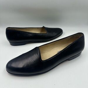 Bragano Cole Haan Black Leather Tuxedo Slip-On Loafers Men’s 12